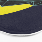 Outrun to the Sun / 80s Retro Bath Mat Gallery Image 3