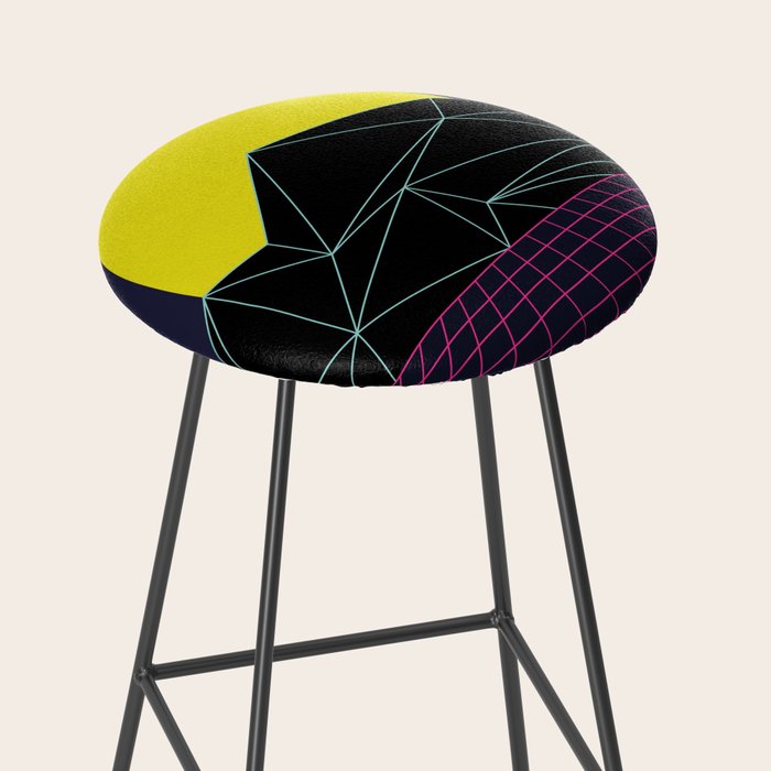 Outrun to the Sun / 80s Retro Stool Gallery Image 2
