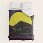 Outrun to the Sun / 80s Retro Comforter Gallery Image 6