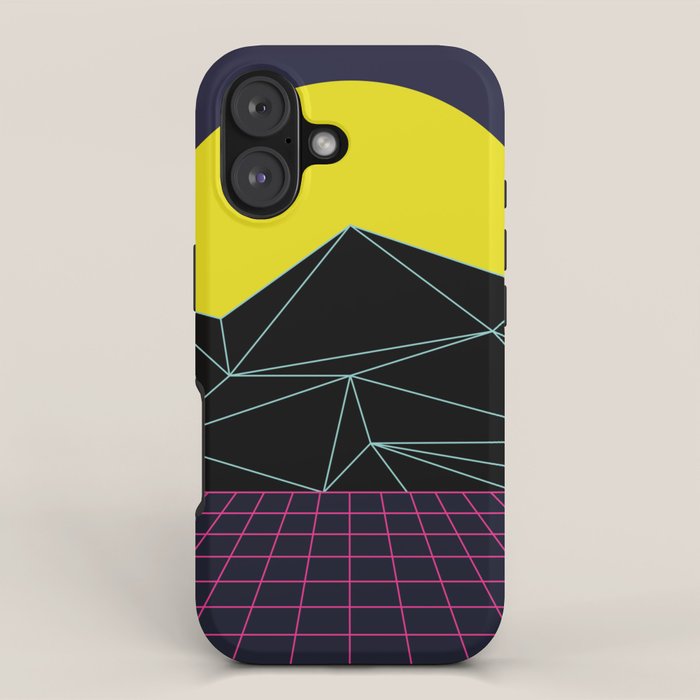 Outrun to the Sun / 80s Retro iPhone Case Gallery Image 1