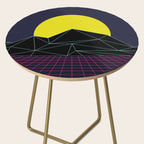 Outrun to the Sun / 80s Retro Side Table Gallery Image 2