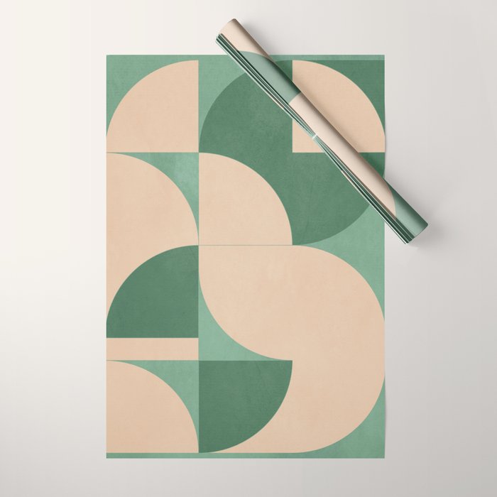 Modern geometric shapes 54 Wrapping Paper Gallery Image 1
