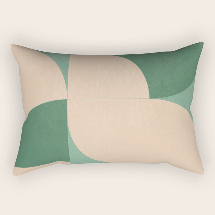 Modern geometric shapes 54 Rectangular Pillow Gallery Image 1