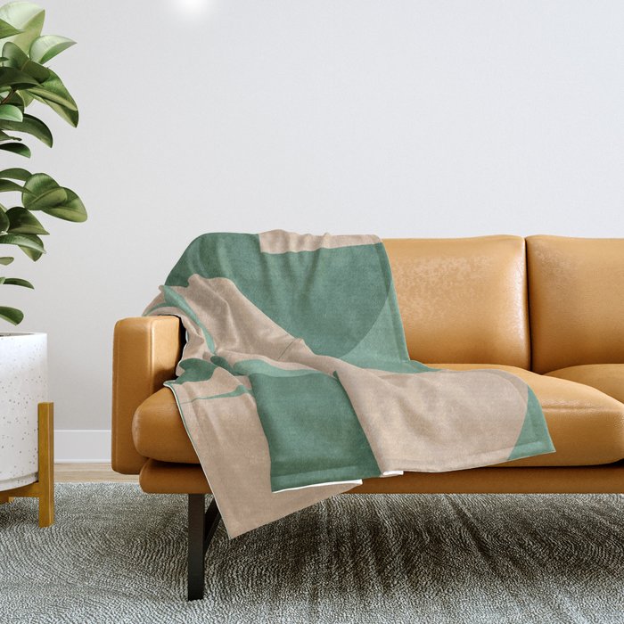 Modern geometric shapes 54 Throw Blanket Gallery Image 1