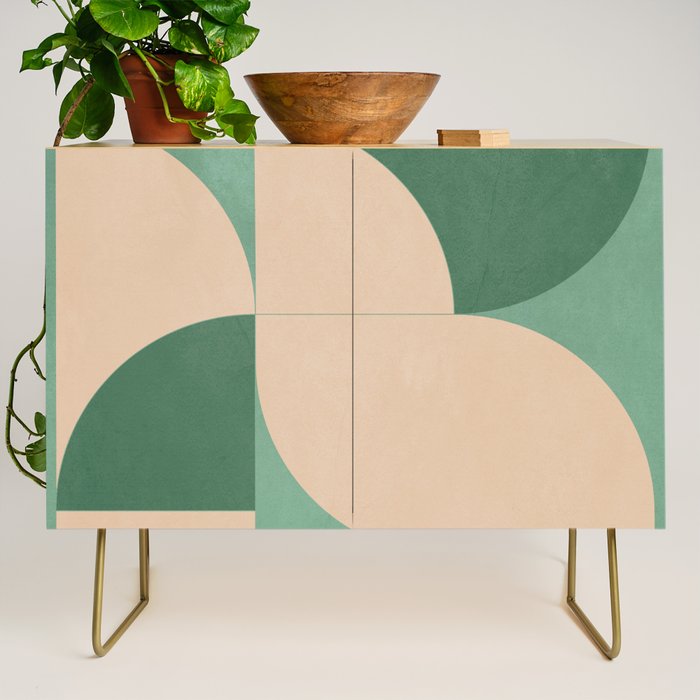 Modern geometric shapes 54 Credenza Gallery Image 1