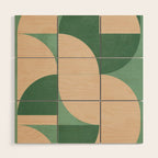 Modern geometric shapes 54 Wood Wall Art Gallery Image 1