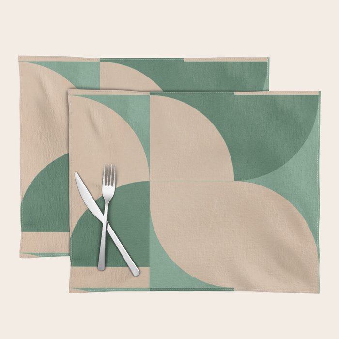 Modern geometric shapes 54 Placemat Gallery Image 1