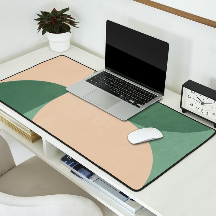 Modern geometric shapes 54 Desk Mat Gallery Image 2