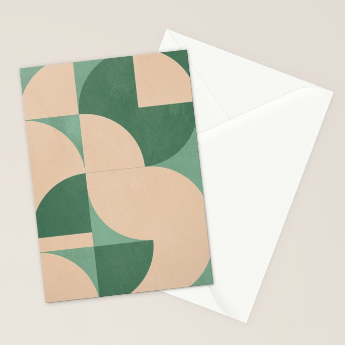 Modern geometric shapes 54 Stationery Card Gallery Image 2