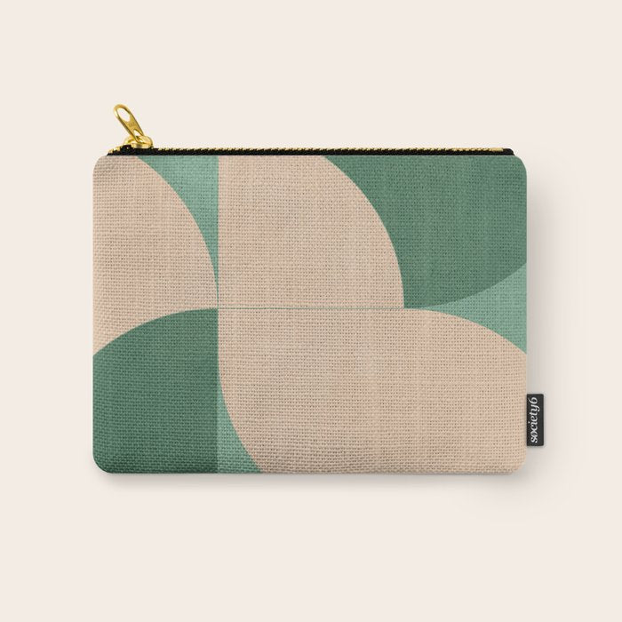 Modern geometric shapes 54 Carry All Pouch Gallery Image 1