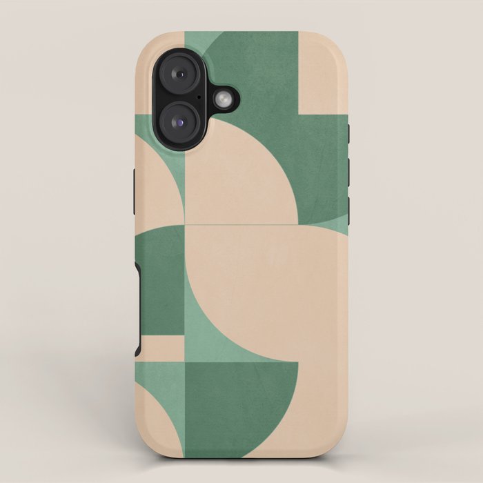 Modern geometric shapes 54 iPhone Case Gallery Image 1
