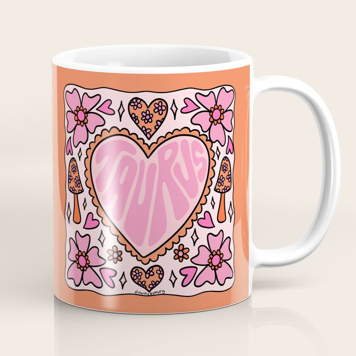 Taurus Heart Coffee Mug Gallery Image 1