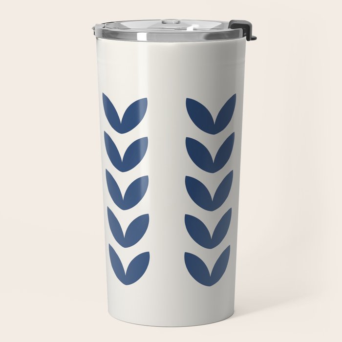Leaf Pattern - Scandinavian Travel Mug Gallery Image 2