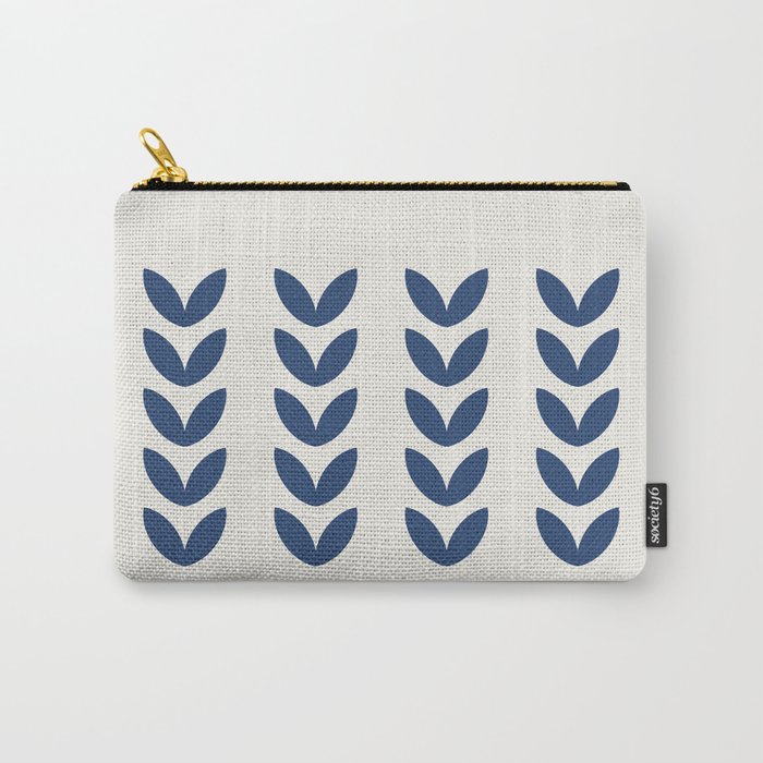 Leaf Pattern - Scandinavian Carry All Pouch Gallery Image 1