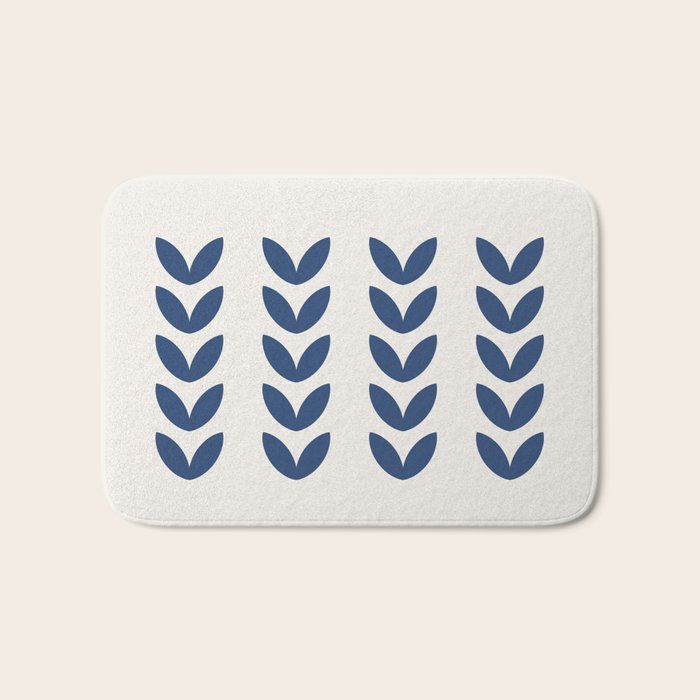 Leaf Pattern - Scandinavian Bath Mat Gallery Image 1