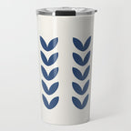 Leaf Pattern - Scandinavian Travel Mug Gallery Image 1