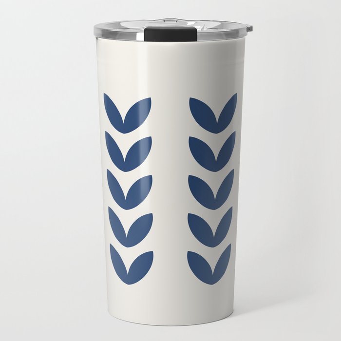 Leaf Pattern - Scandinavian Travel Mug Gallery Image 1