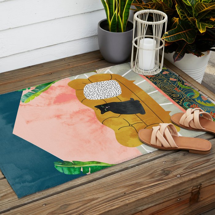 Meow Outdoor Rug Gallery Image 2
