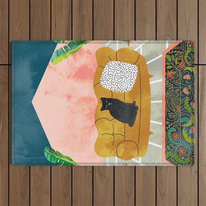 Meow Outdoor Rug Gallery Image 1