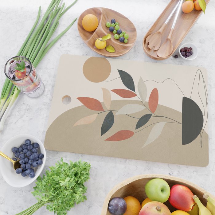 Line Through Abstractions 01 Cutting Board Gallery Image 2
