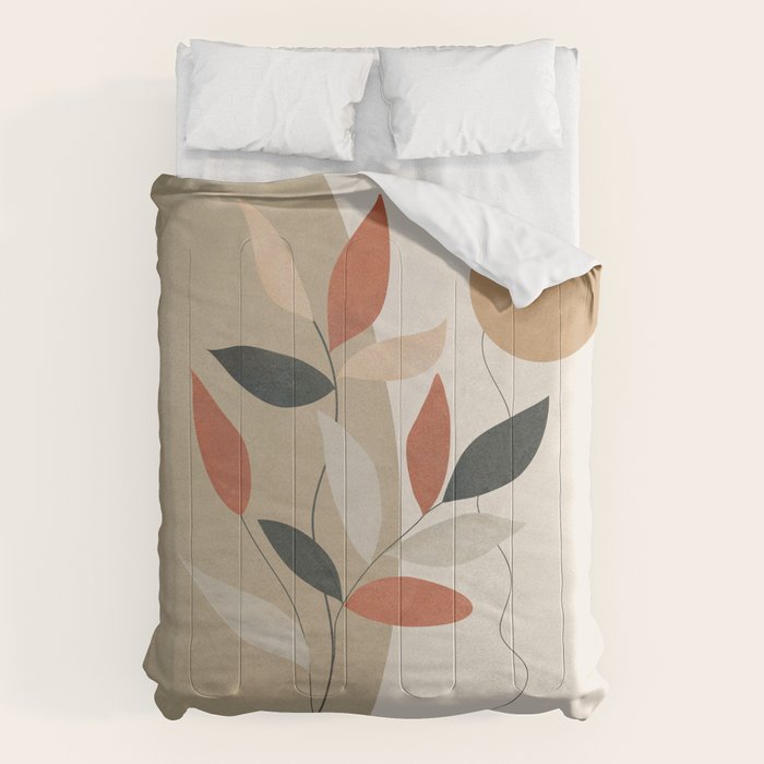 Line Through Abstractions 01 Comforter Gallery Image 1
