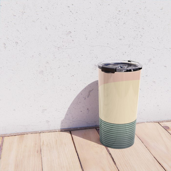 Sunrise / Sunset Abstract Gradient IV Travel Mug Gallery Image 4
