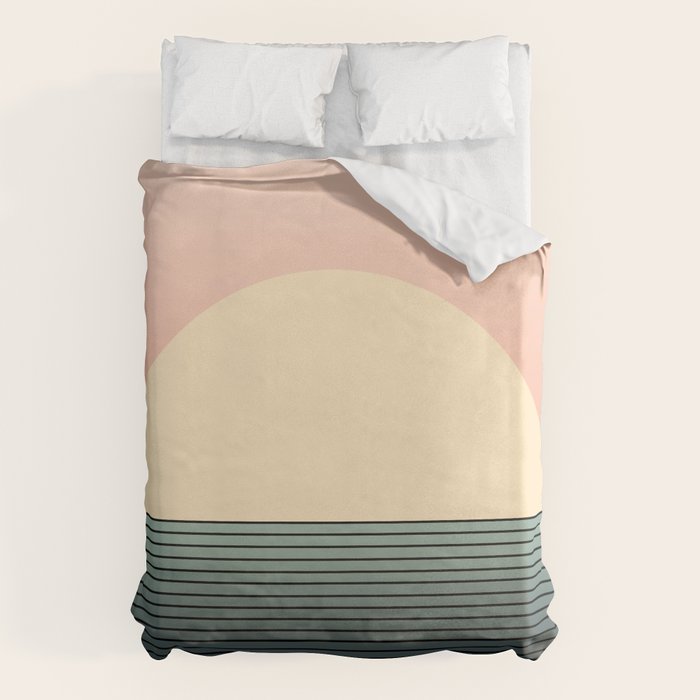 Sunrise / Sunset Abstract Gradient IV Duvet Cover Gallery Image 6