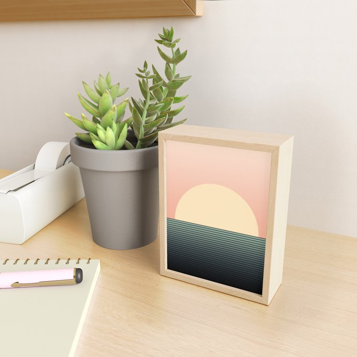 Sunrise / Sunset Abstract Gradient IV Mini Art Print Gallery Image 2