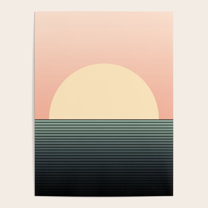 Sunrise / Sunset Abstract Gradient IV Poster Gallery Image 4