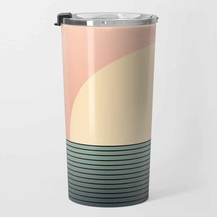 Sunrise / Sunset Abstract Gradient IV Travel Mug Gallery Image 3