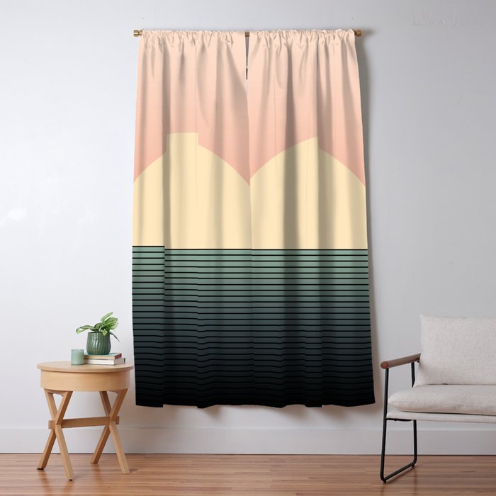 Sunrise / Sunset Abstract Gradient IV Window Curtain Gallery Image 1