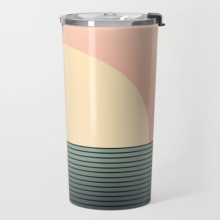 Sunrise / Sunset Abstract Gradient IV Travel Mug Gallery Image 2