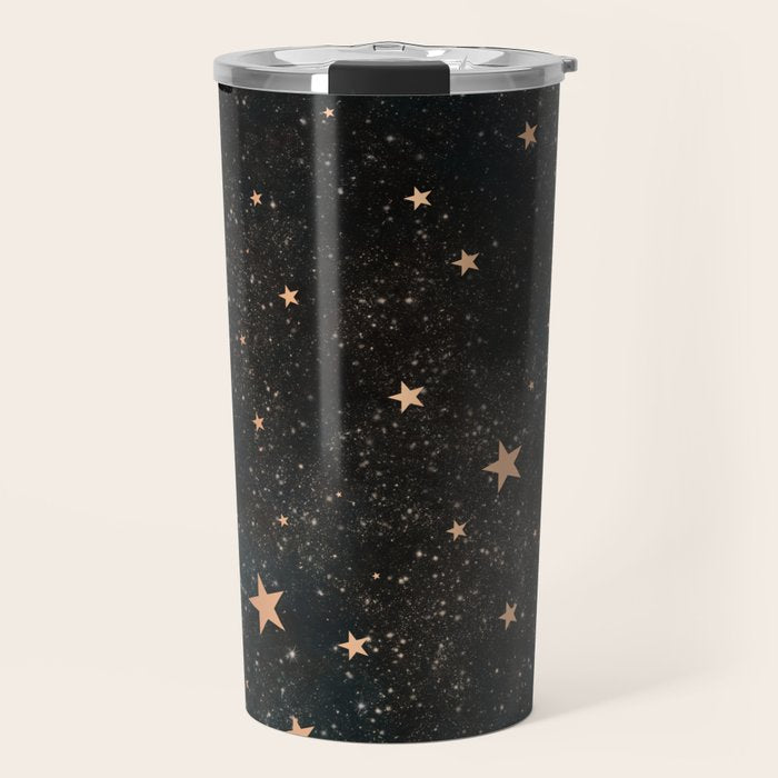 Starry winter night  Travel Mug Gallery Image 1