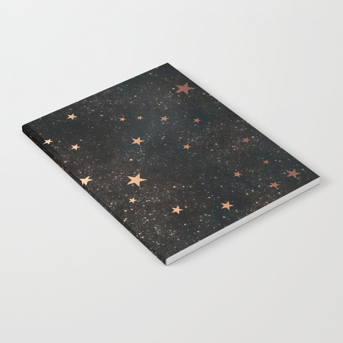 Starry winter night  Notebook Gallery Image 1