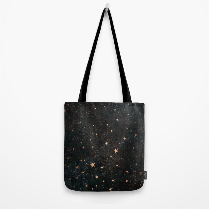 Starry winter night  Tote Bag Gallery Image 2