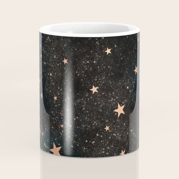 Starry winter night  Coffee Mug Gallery Image 4