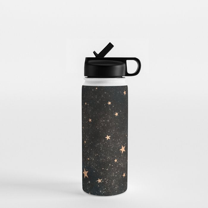 Starry winter night  Water Bottle Gallery Image 1