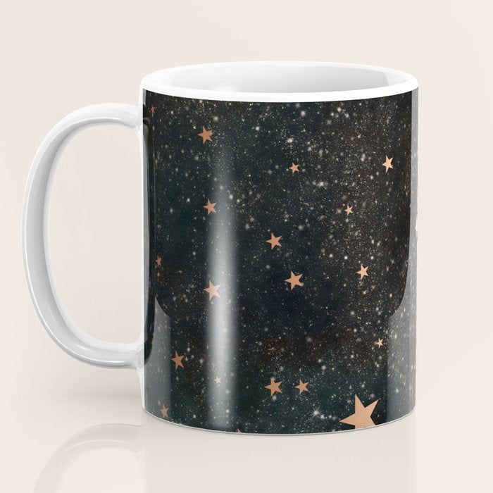 Starry winter night  Coffee Mug Gallery Image 3