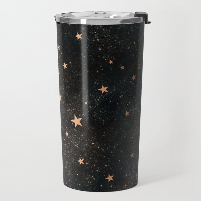 Starry winter night  Travel Mug Gallery Image 2