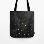 Starry winter night  Tote Bag Gallery Image 1