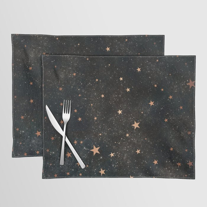 Starry winter night  Placemat Gallery Image 1