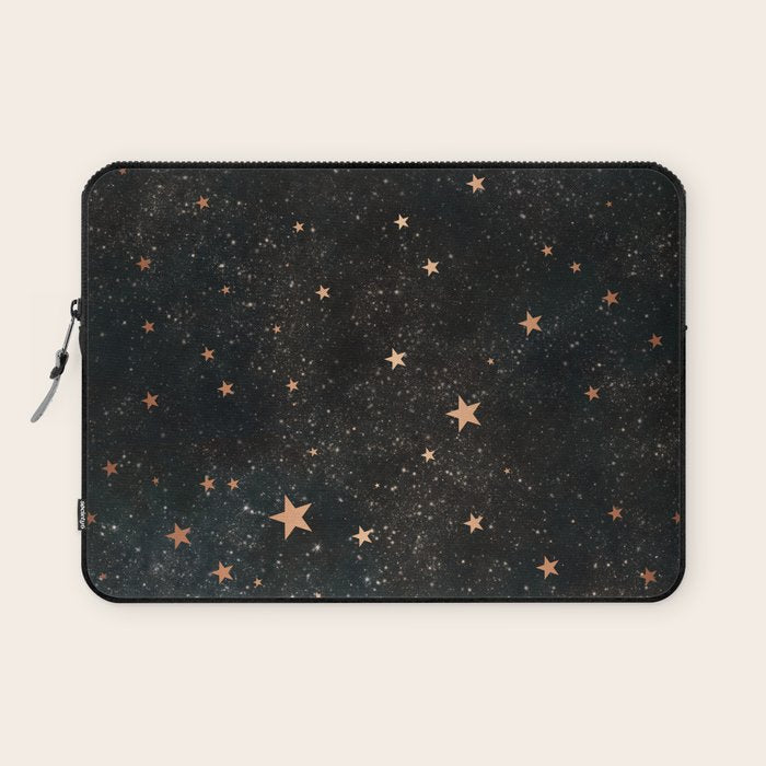Starry winter night  Laptop Sleeve Gallery Image 1
