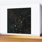 Starry winter night  Wall Mural Gallery Image 2
