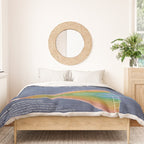 Concorde Supersonic Airliner Blueprint (dark blue) Duvet Cover Gallery Image 3