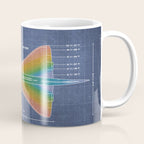Concorde Supersonic Airliner Blueprint (dark blue) Coffee Mug Gallery Image 1