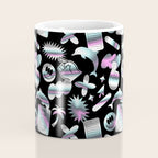 Trendy holographic y2k sticker pattern Coffee Mug Gallery Image 4