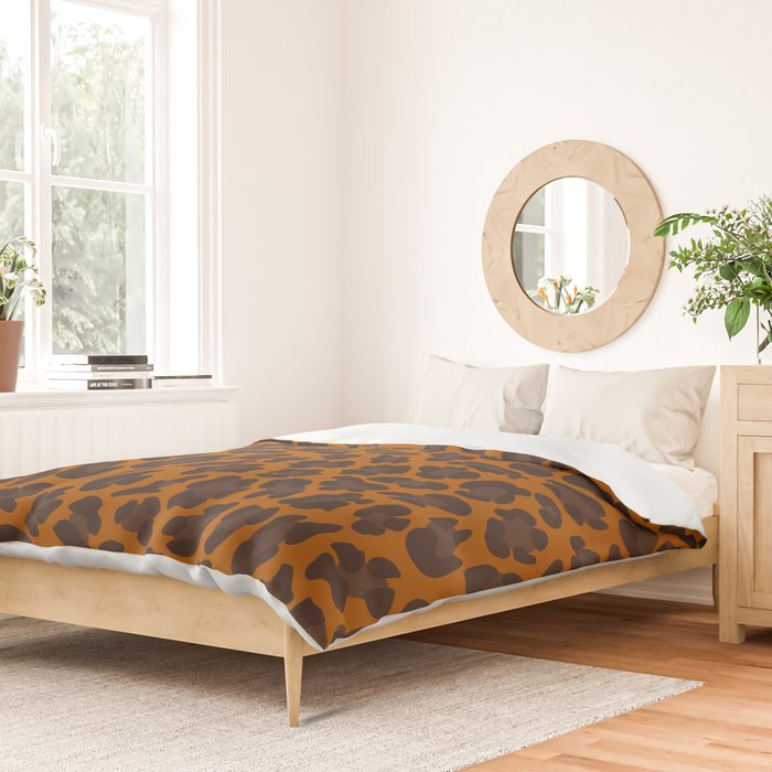 Classic Leopard Print Pattern Duvet Cover Gallery Image 2