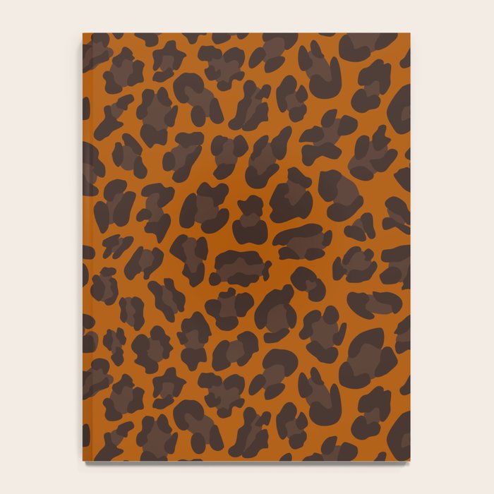 Classic Leopard Print Pattern Notebook Gallery Image 4