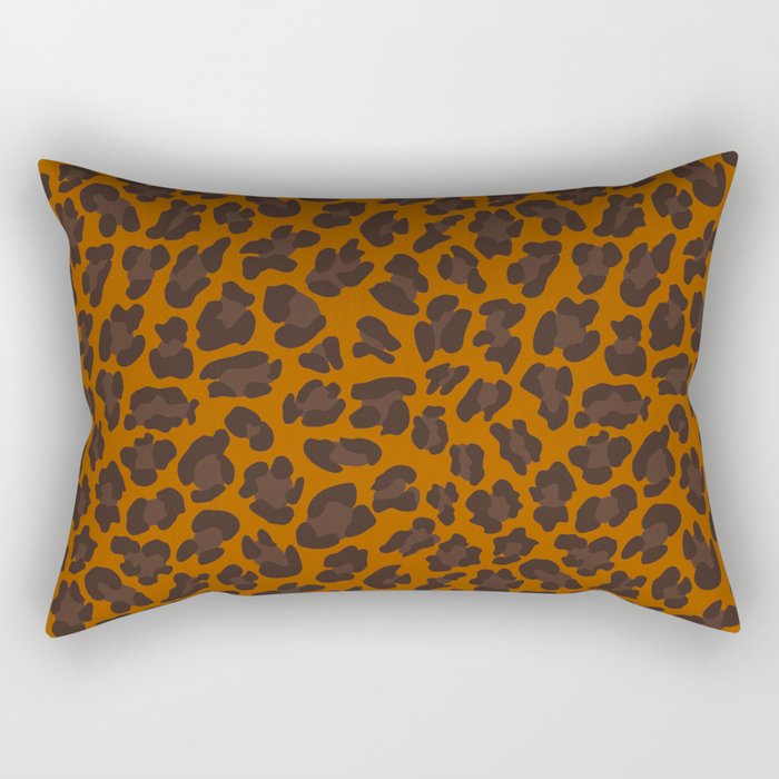 Classic Leopard Print Pattern Rectangular Pillow Gallery Image 2