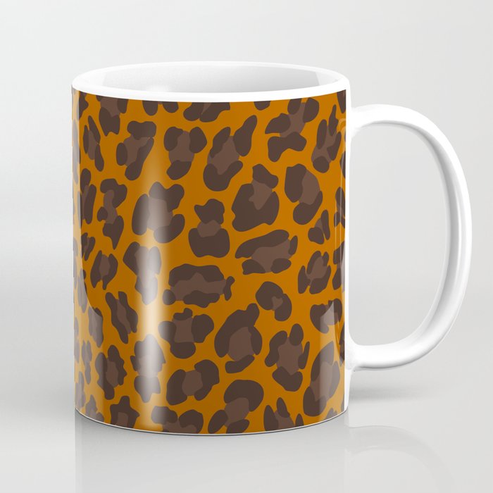 Classic Leopard Print Pattern Coffee Mug Gallery Image 1